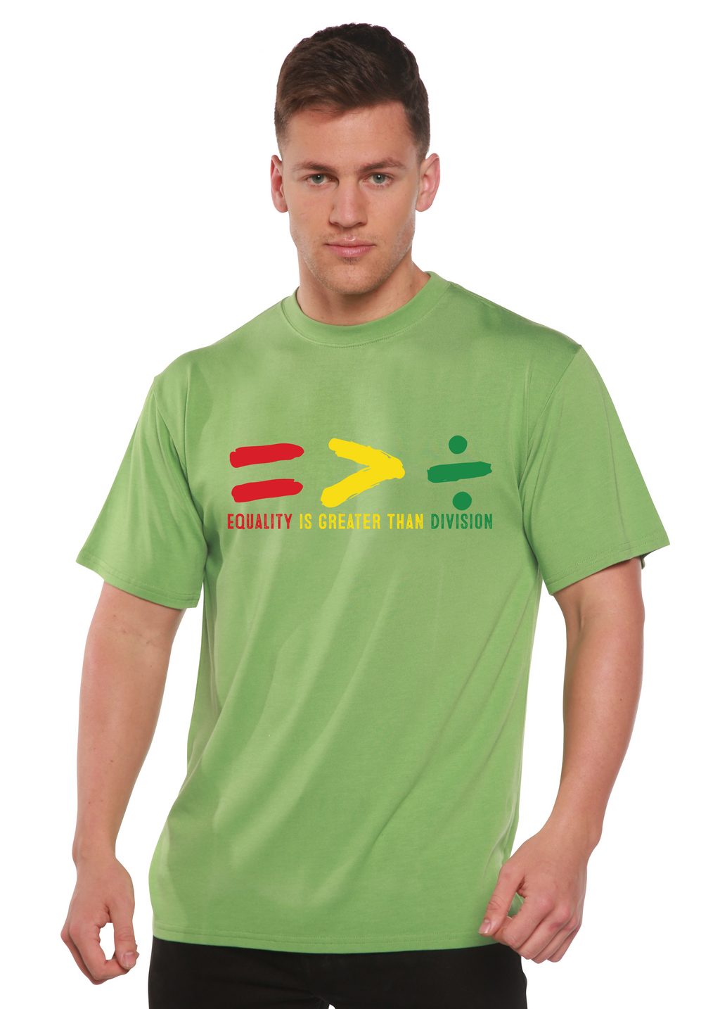 Bamboo Men's Unity Graphic T-Shirt – Soft Casual Printed Tee