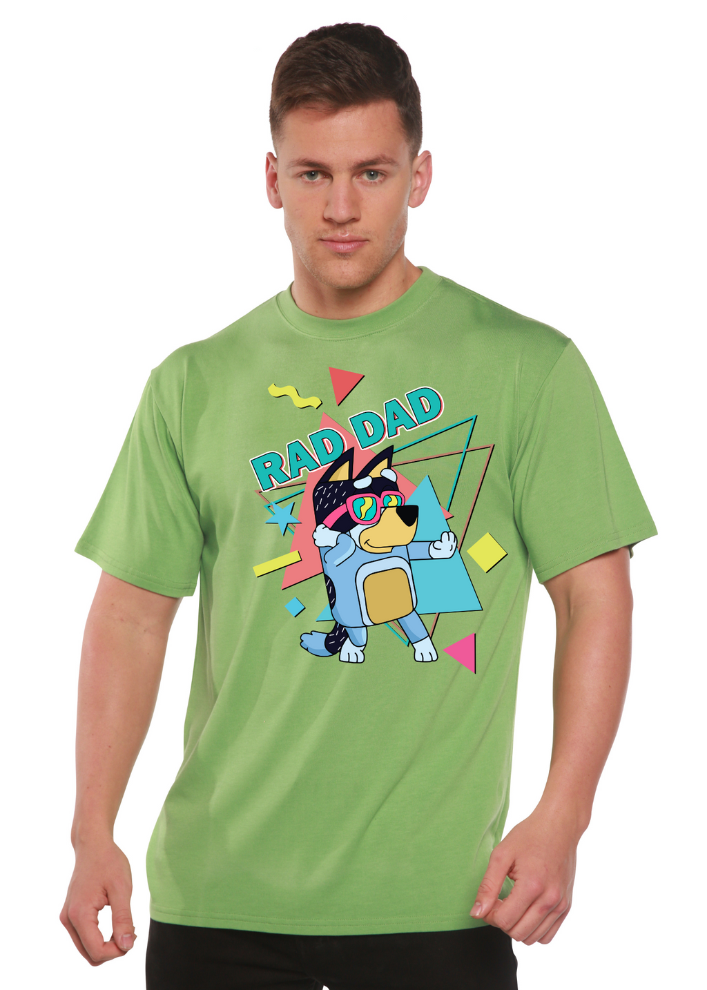 Bamboo Men's Rad Dad Graphic T-Shirt – Soft Funny Father's Day Tee