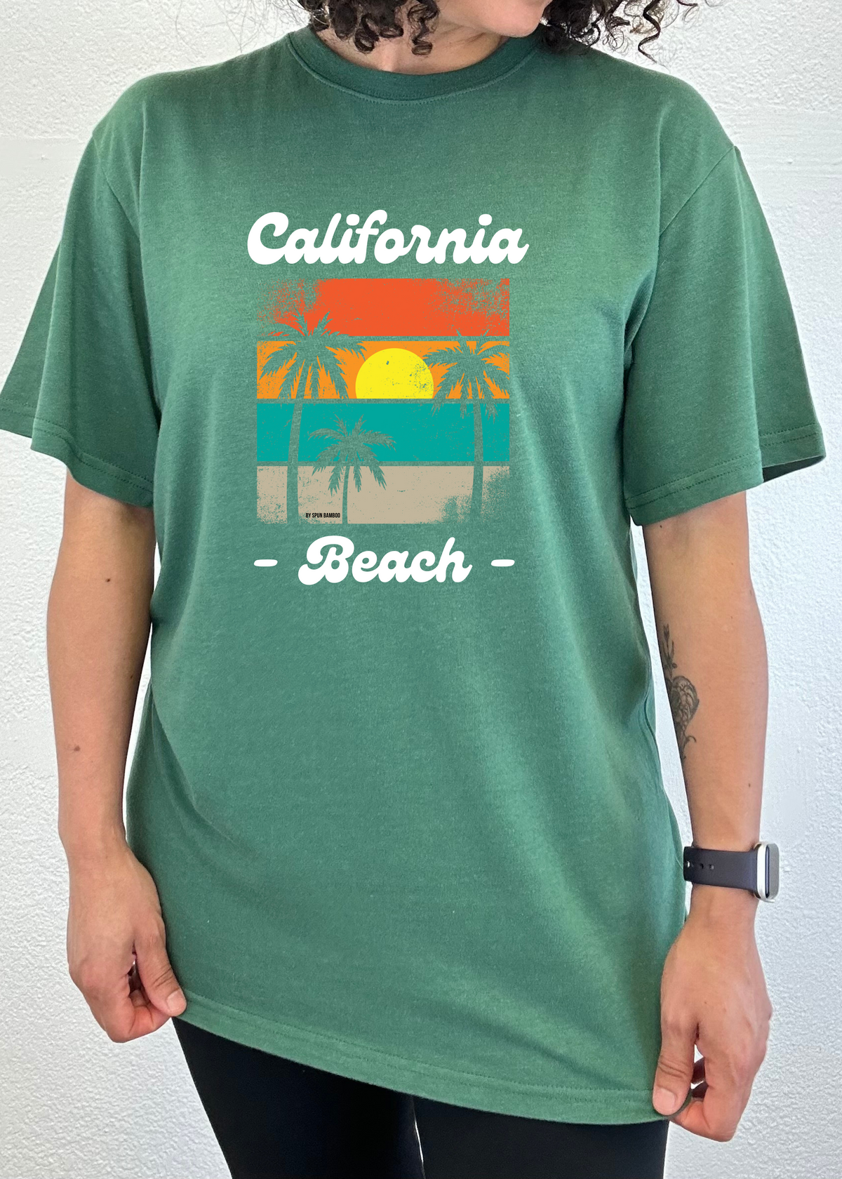 Bamboo Men's California Graphic T-Shirt – Soft Casual Printed Tee