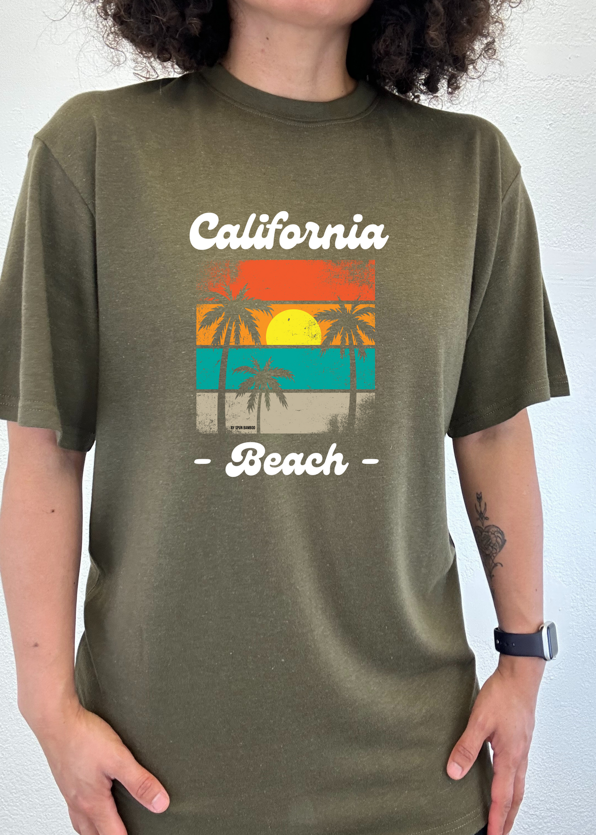 Bamboo Men's California Graphic T-Shirt – Soft Casual Printed Tee