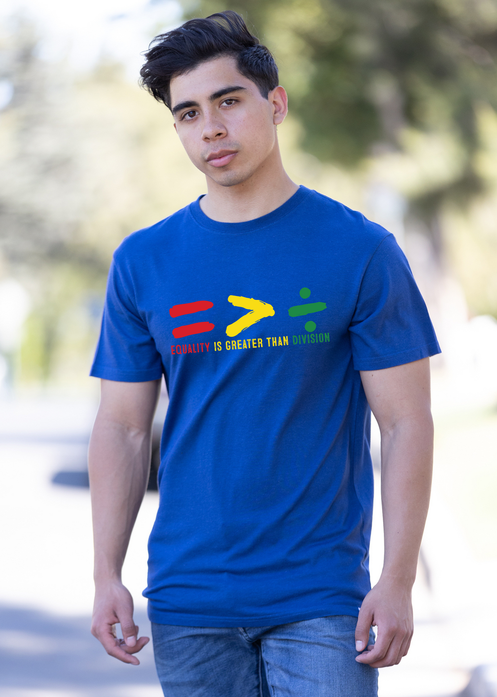 Bamboo Men's Unity Graphic T-Shirt – Soft Casual Printed Tee