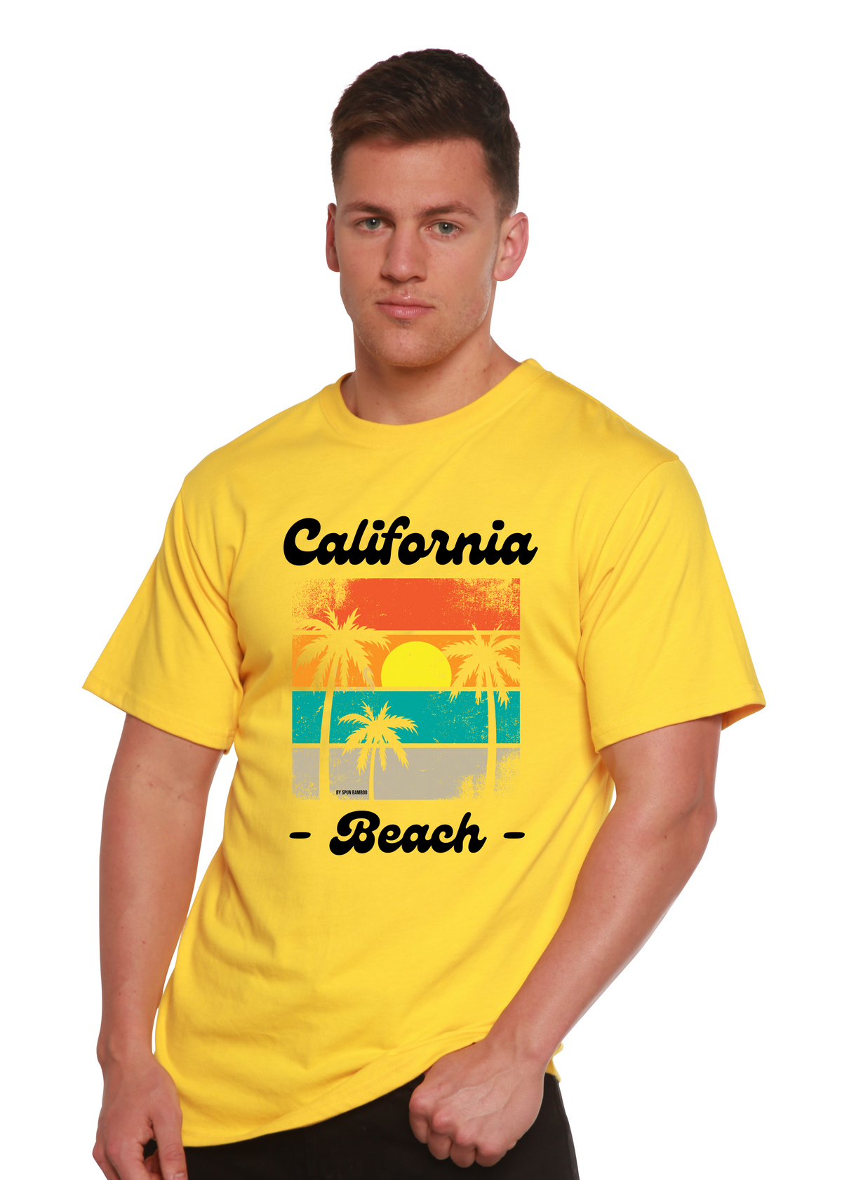 Bamboo Men's California Graphic T-Shirt – Soft Casual Printed Tee
