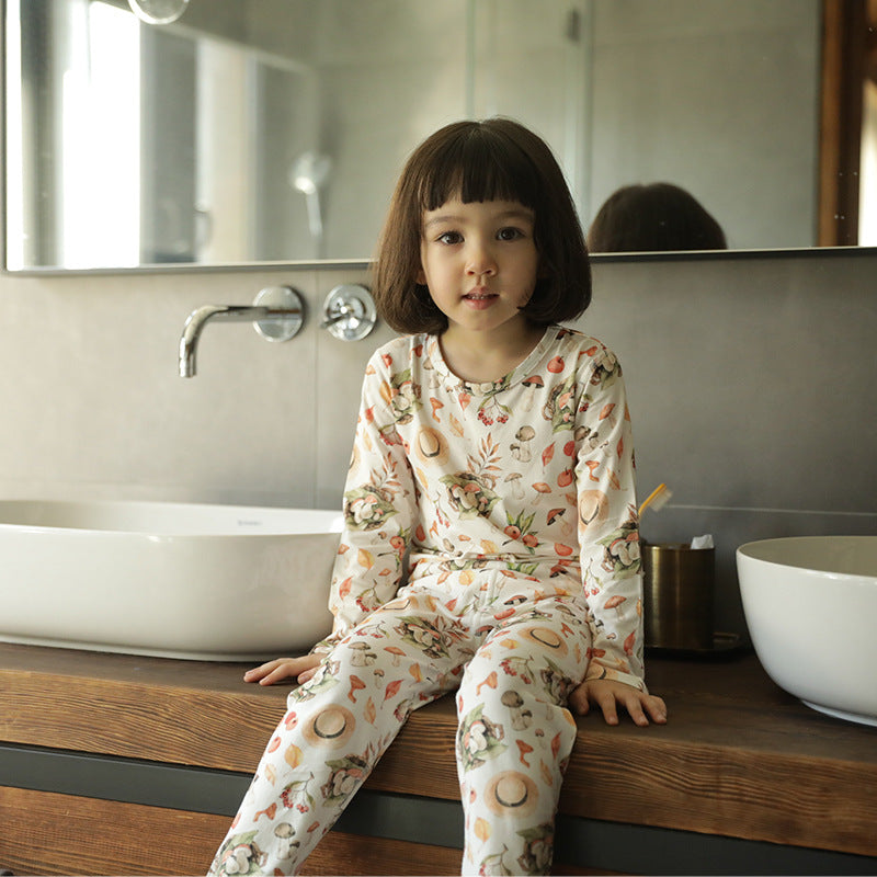 Bamboo Family Matching Pajama Set – Soft Two-Piece Sleep Set for All Ages