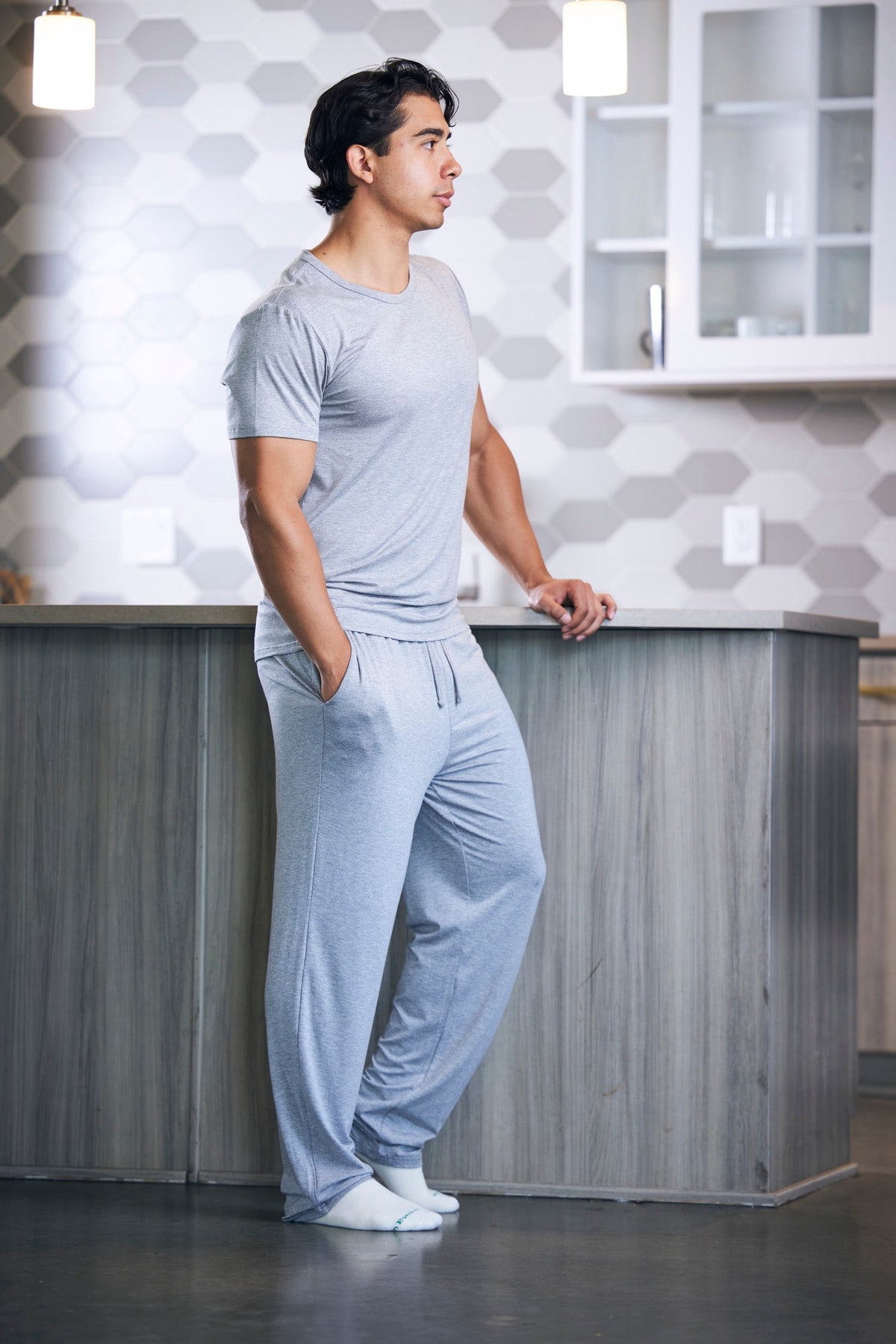 Bamboo Men's Pajama Set – Soft Two-Piece Lounge Sleep Set