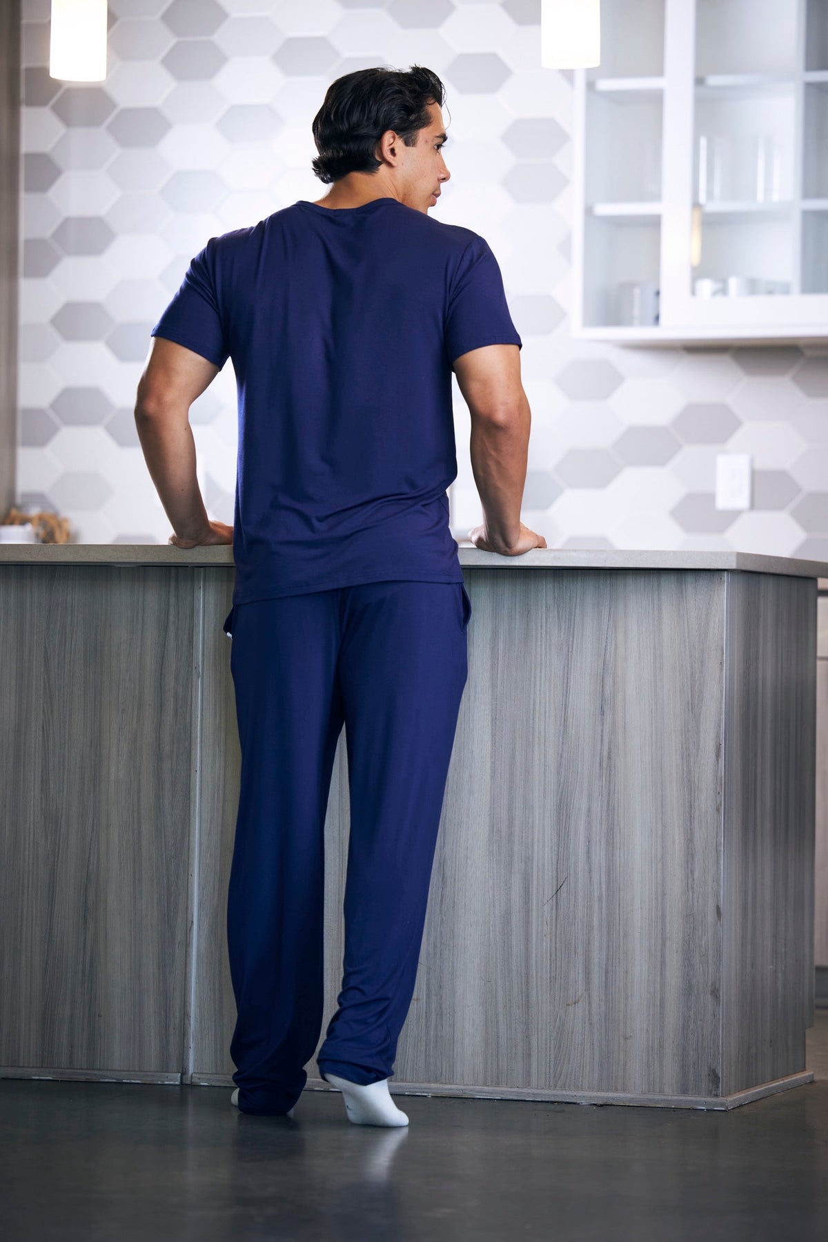 Bamboo Men's Pajama Set – Soft Two-Piece Lounge Sleep Set