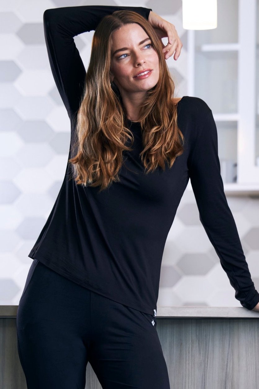 Bamboo Women's Long Sleeve Lounge Set – Soft Two-Piece Matching Set