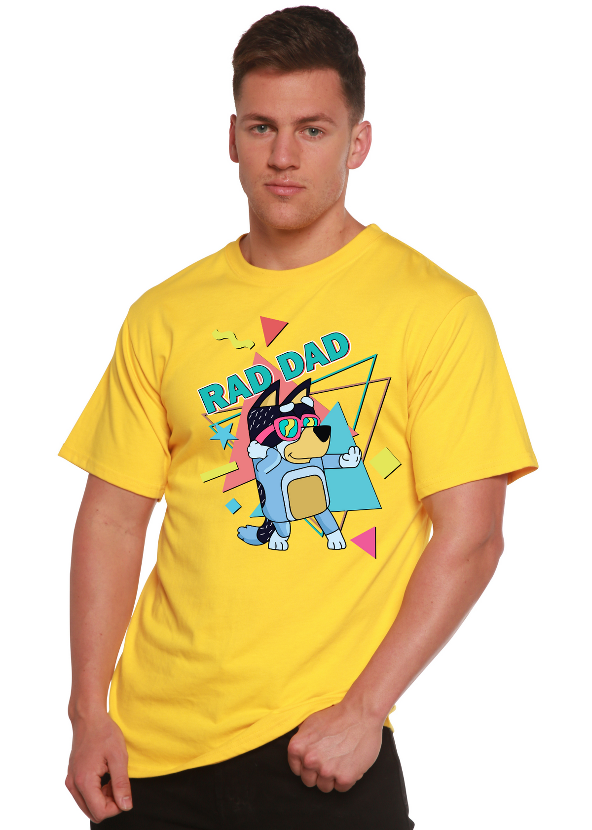 Bamboo Men's Rad Dad Graphic T-Shirt – Soft Funny Father's Day Tee