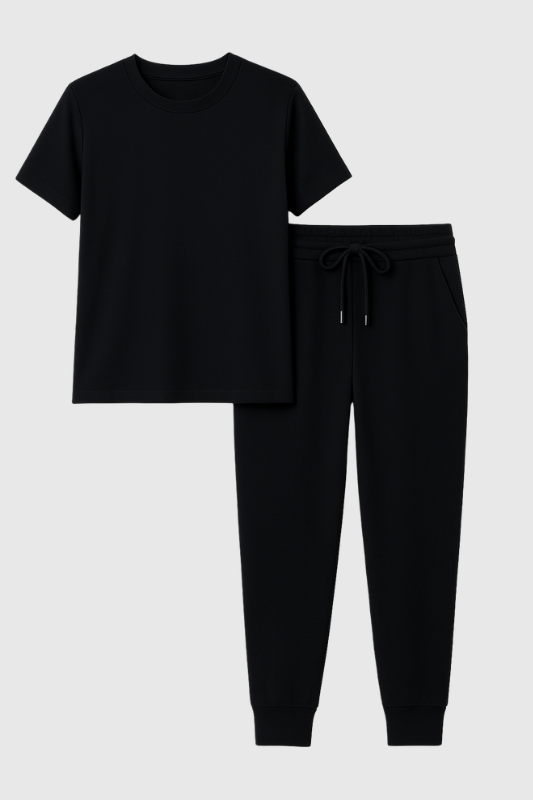 Bamboo Men's Everyday T-Shirt – Soft Breathable Casual Tee in Black