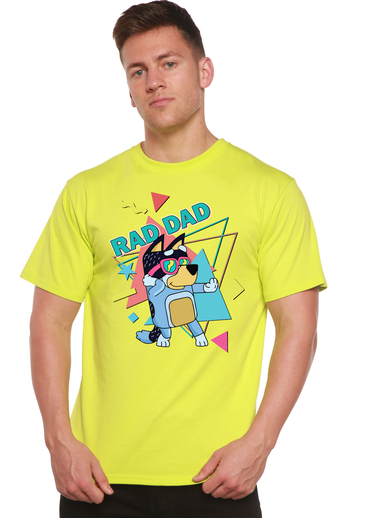 Bamboo Men's Rad Dad Graphic T-Shirt – Soft Funny Father's Day Tee