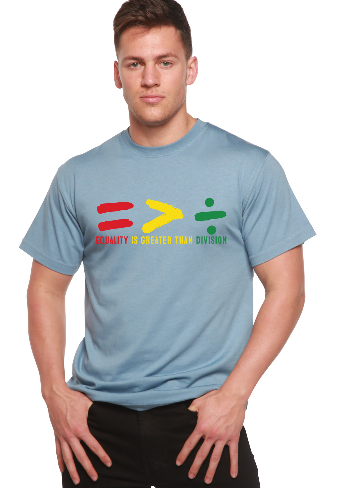 Bamboo Men's Unity Graphic T-Shirt – Soft Casual Printed Tee