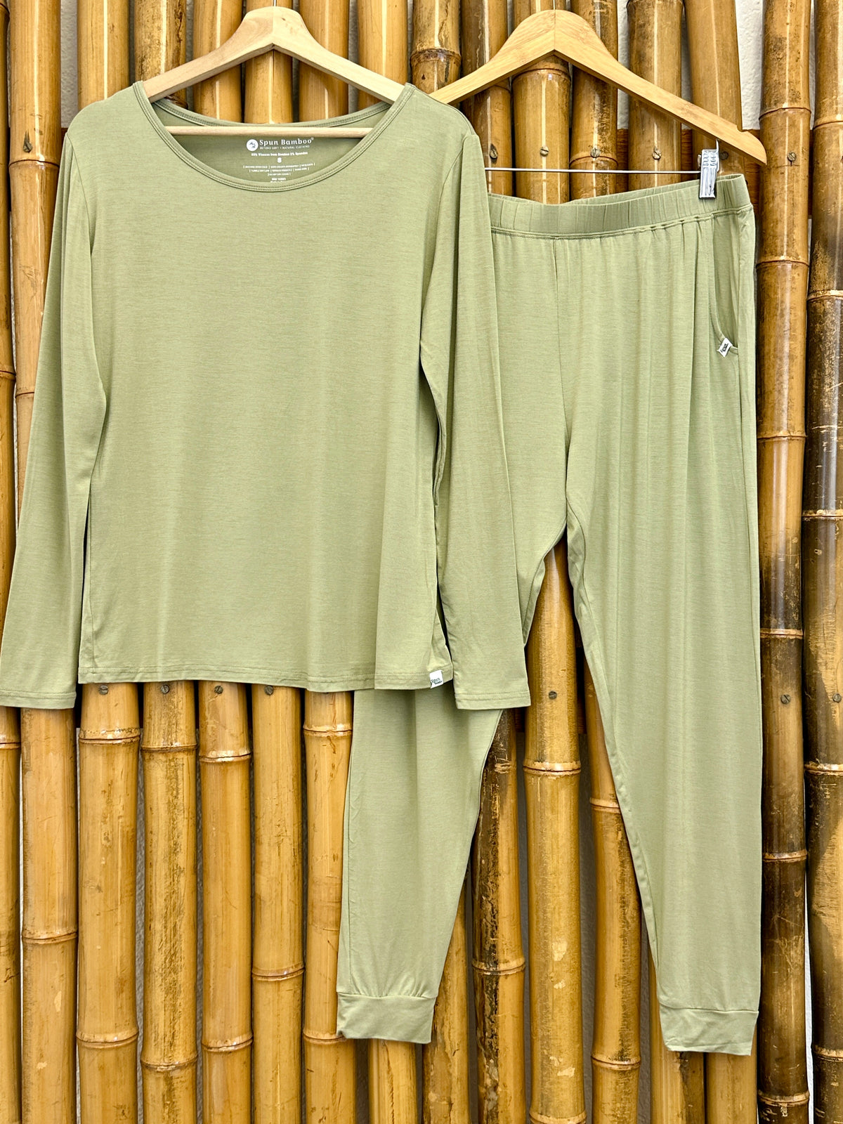 Bamboo Women's Long Sleeve Lounge Set – Soft Two-Piece Matching Set