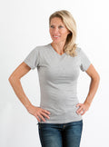 Bamboo Women's Crew Neck T-Shirt – Soft Classic Everyday Tee