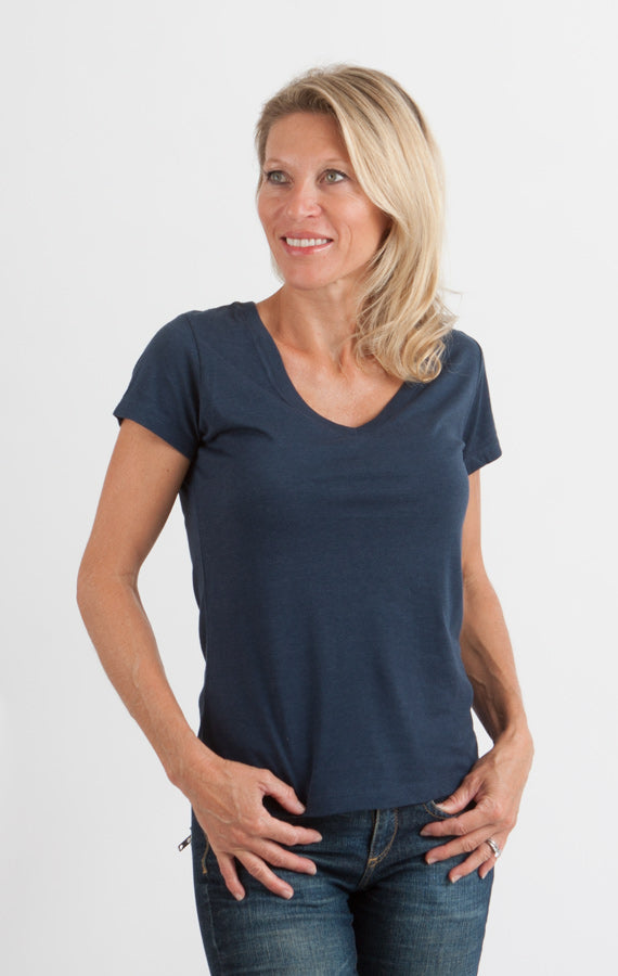 Bamboo Women's Short Sleeve T-Shirt – Soft Lightweight Casual Tee