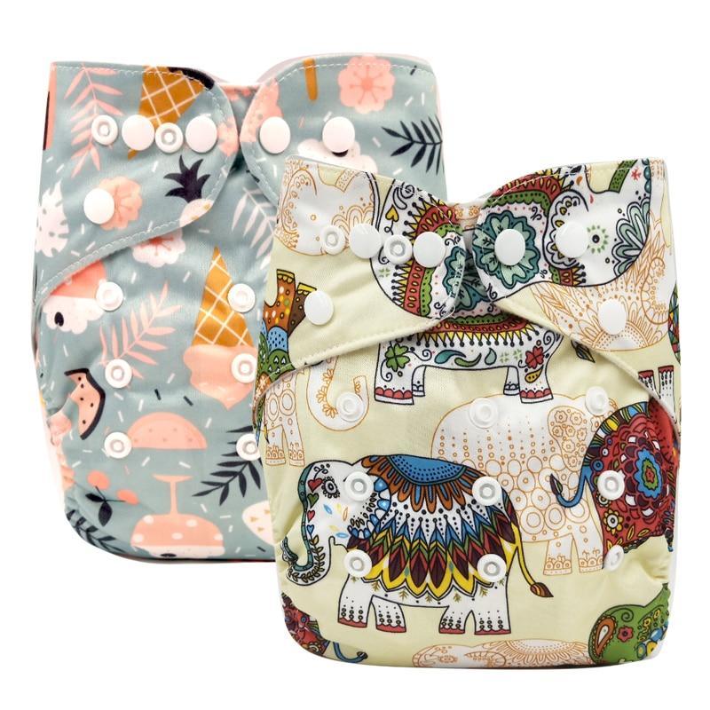 Bamboo Charcoal Reusable Cloth Diaper – Soft Absorbent Eco-Friendly Diaper