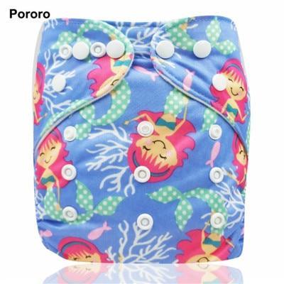 Bamboo Charcoal Reusable Cloth Diaper – Soft Absorbent Eco-Friendly Diaper
