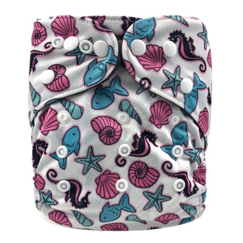 Bamboo Charcoal Reusable Cloth Diaper – Soft Absorbent Eco-Friendly Diaper