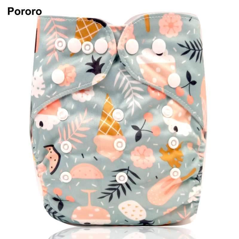 Bamboo Charcoal Reusable Cloth Diaper – Soft Absorbent Eco-Friendly Diaper