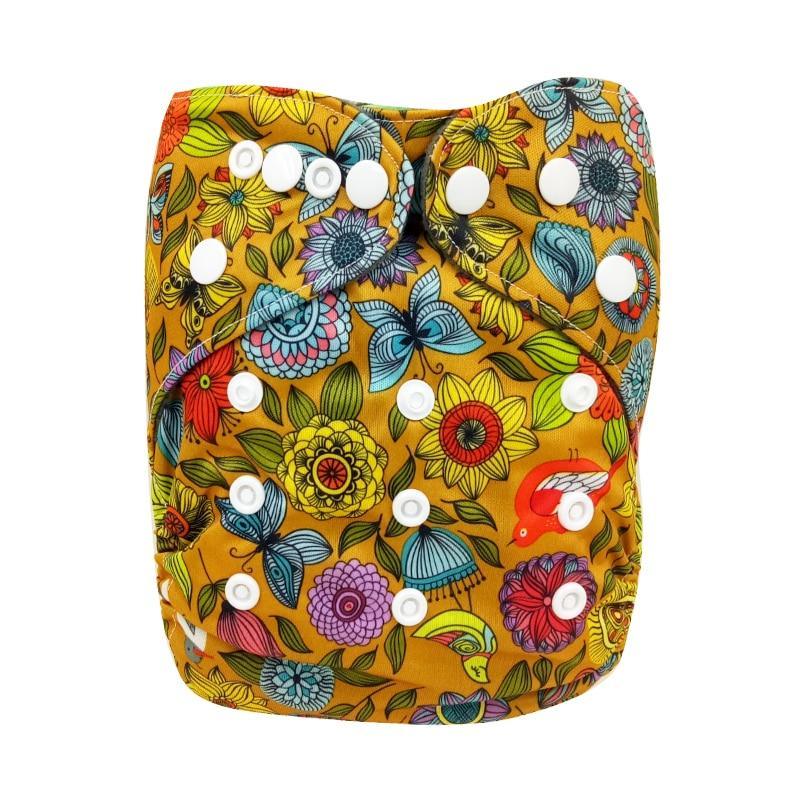 Bamboo Charcoal Reusable Cloth Diaper – Soft Absorbent Eco-Friendly Diaper