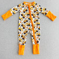 Bamboo Kids Pajamas – Soft Construction Trucks Print Two-Piece Sleep Set