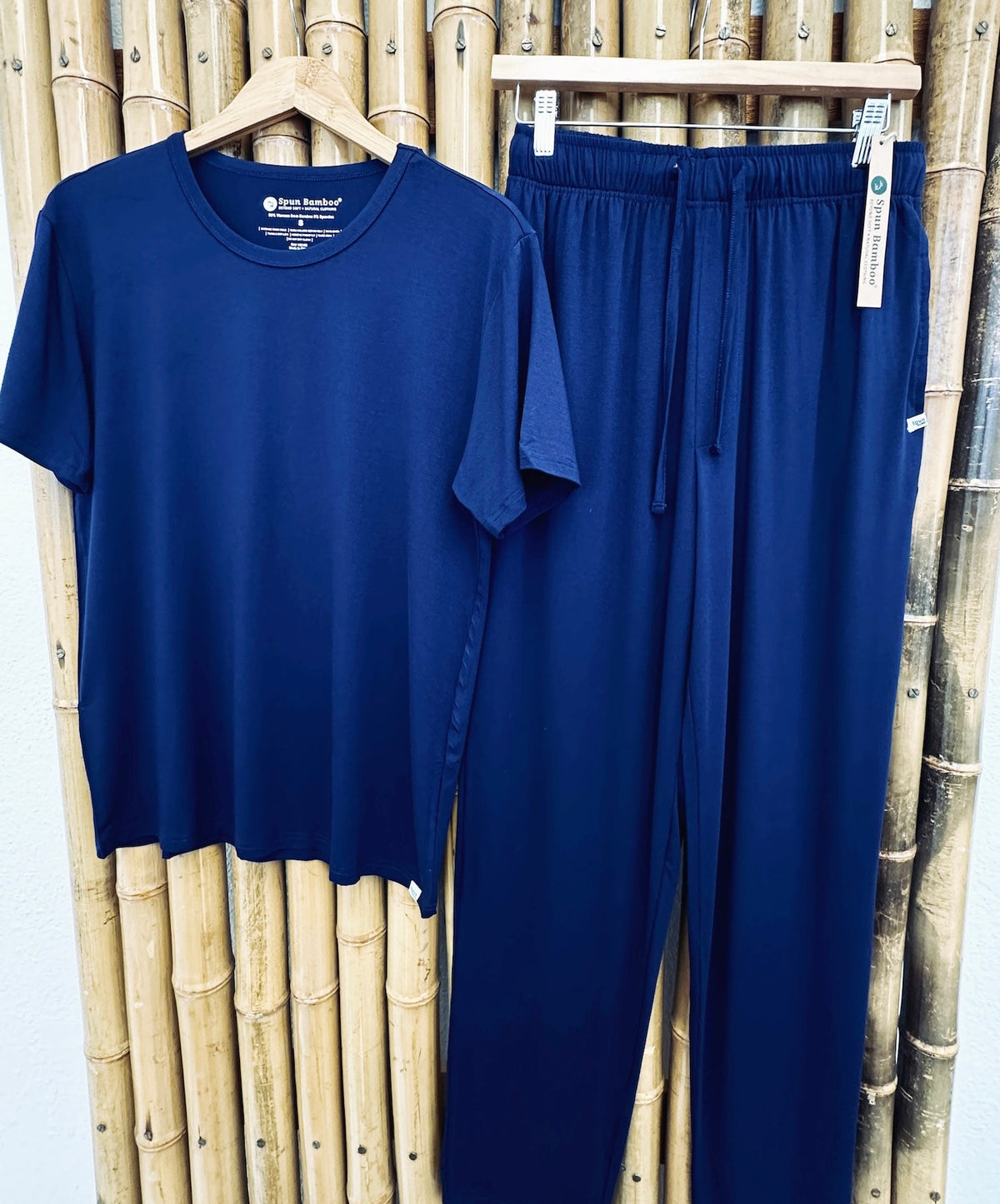 Bamboo Men's Pajama Set – Soft Two-Piece Lounge Sleep Set
