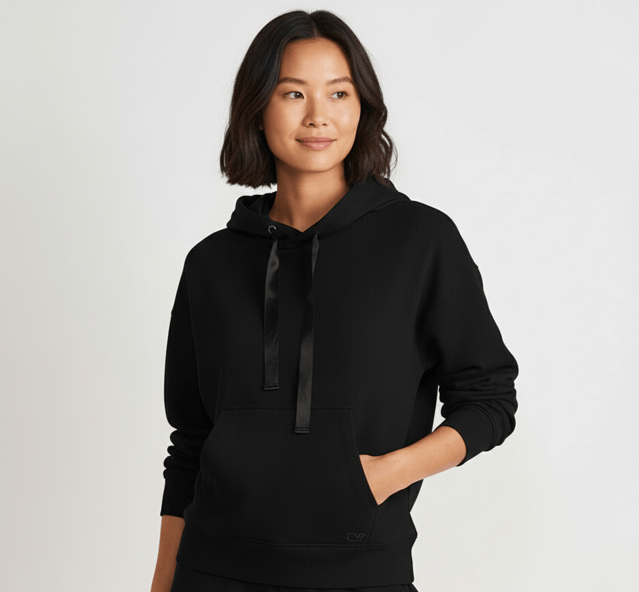 Bamboo Women's Pullover Hoodie – Cozy Lounge Fleece Sweatshirt