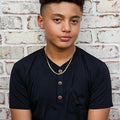 Bamboo Boys Henley T-Shirt – Soft Breathable Casual Button-Neck Tee