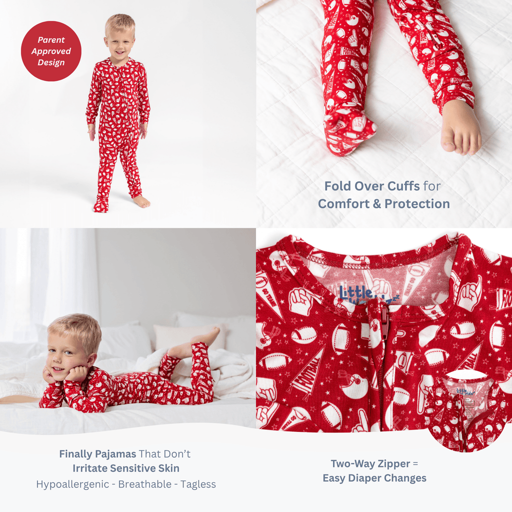 Bamboo Baby Romper – Soft Pisces Zodiac Print Pajama Romper