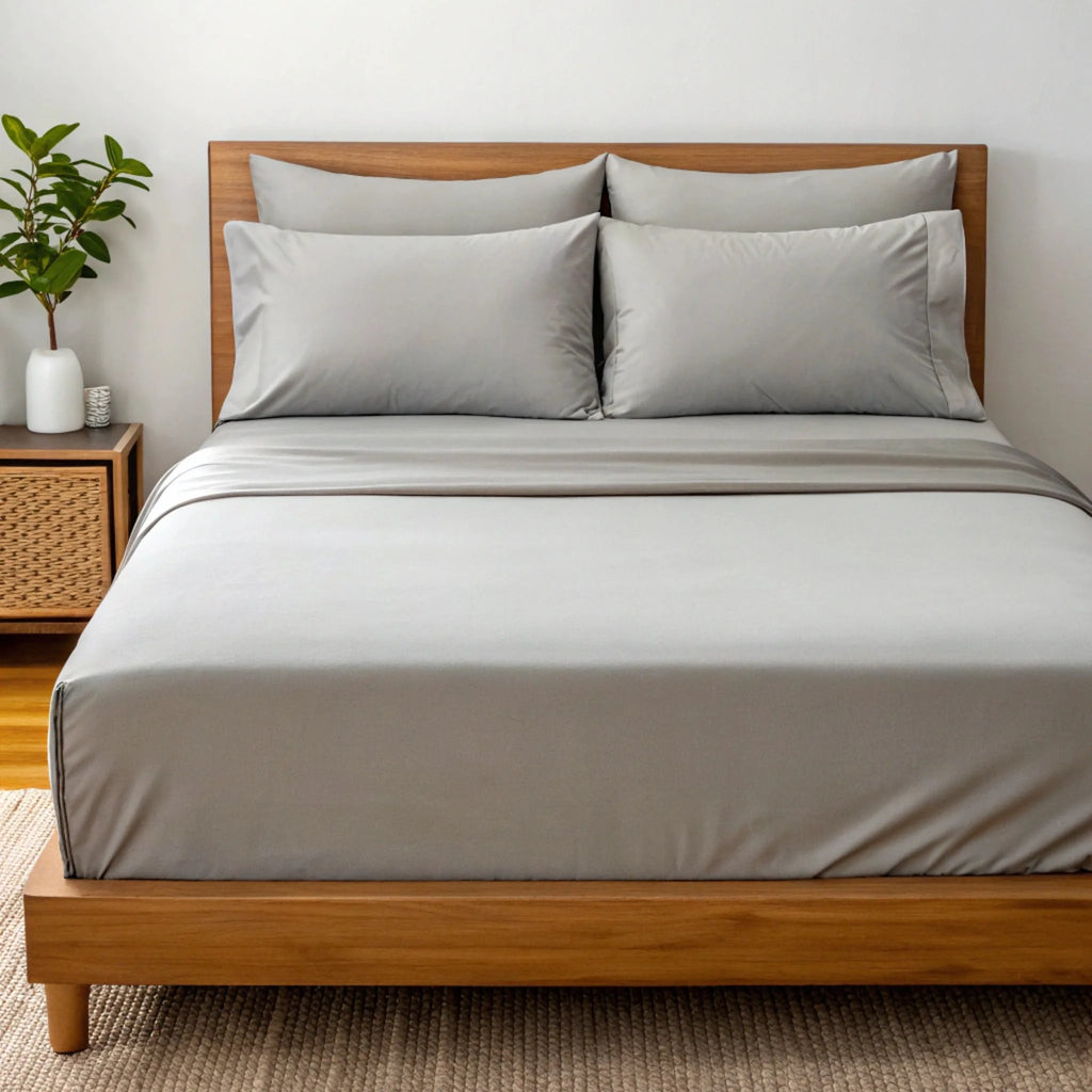 Copper-Infused Bamboo Sheet Set – Soft Cooling Comfort Bed Sheets