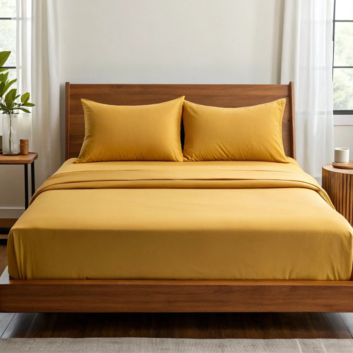 Copper-Infused Bamboo Sheet Set – Soft Cooling Comfort Bed Sheets