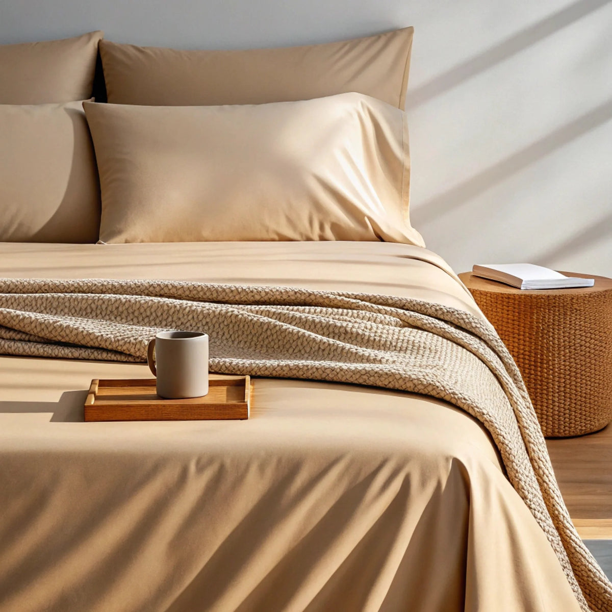 Copper-Infused Bamboo Sheet Set – Soft Cooling Comfort Bed Sheets