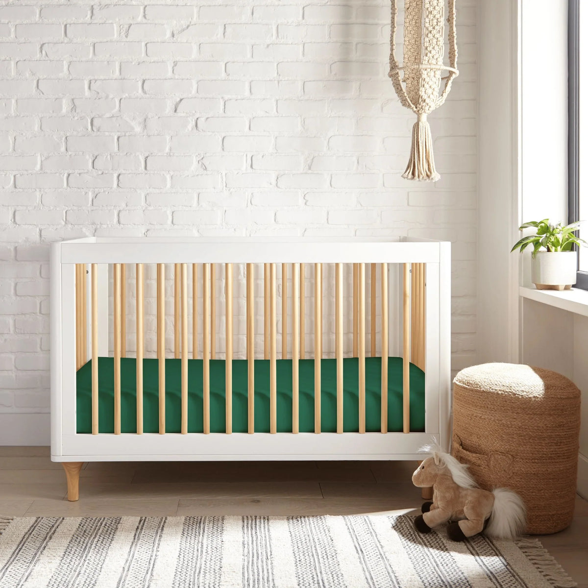 Bamboo Baby Crib Fitted Sheet – Soft Cooling Comfort Standard Crib Sheet