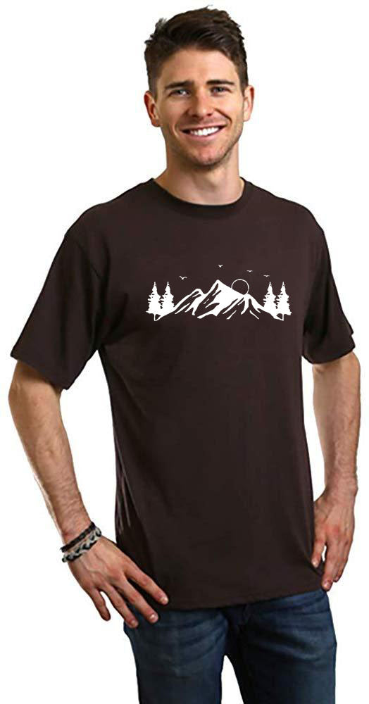 Bamboo Men's Mauna Kea Graphic T-Shirt – Soft Hawaii-Inspired Casual Tee