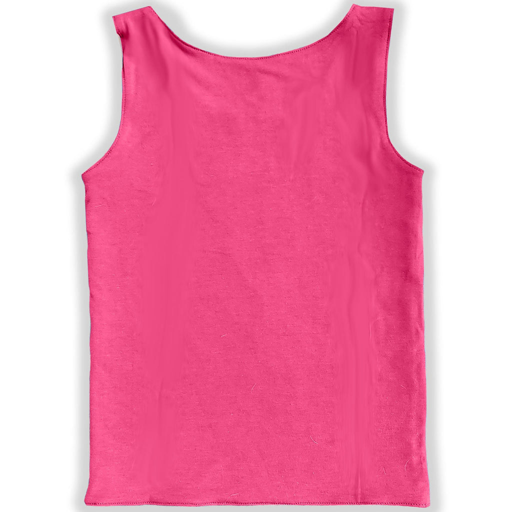 Essential Reversible Tank. Pink/white