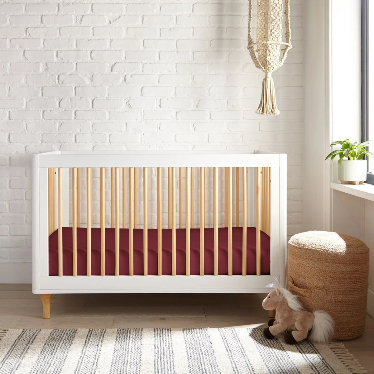 Bamboo Baby Crib Fitted Sheet – Soft Cooling Comfort Standard Crib Sheet