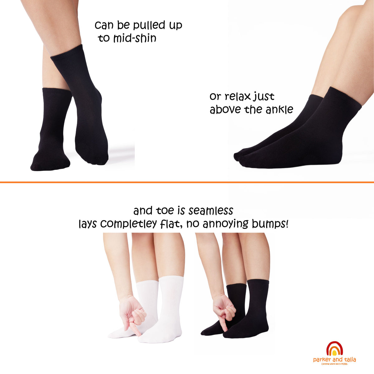 Bamboo Men's Crew Socks 3-Pack – Soft Breathable Everyday Socks