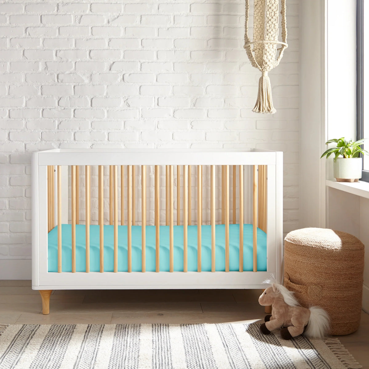 Bamboo Baby Crib Fitted Sheet – Soft Cooling Comfort Standard Crib Sheet