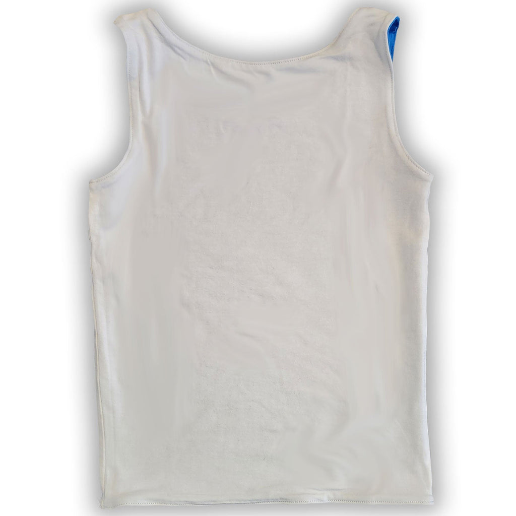 Essential Reversible Tank. Pink/white