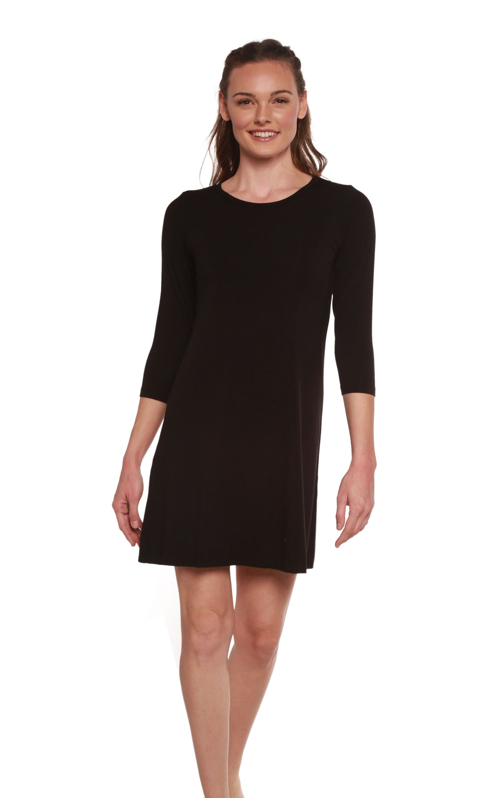 Bamboo Women's Lounge Dress – Soft Everyday Casual Midi Dress