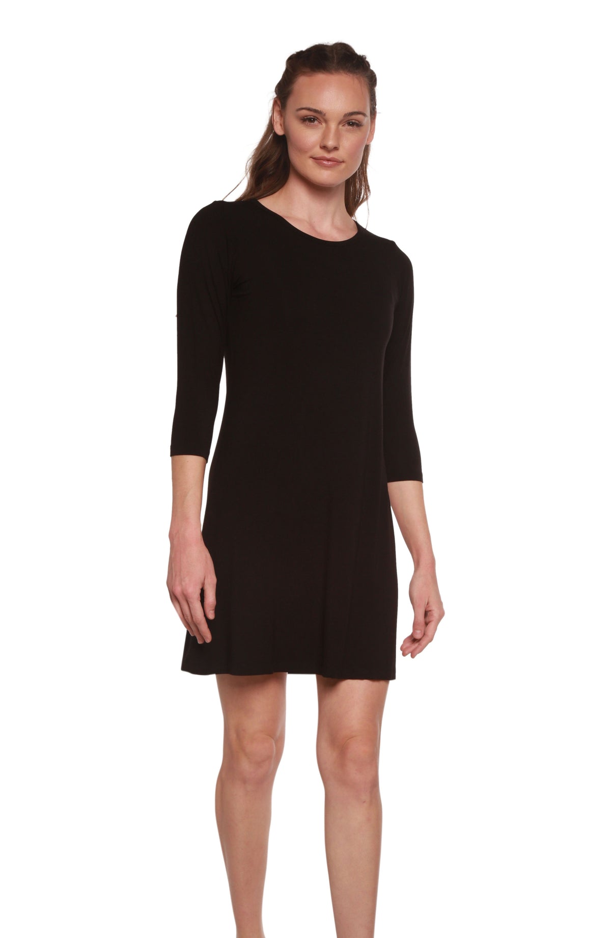 Bamboo Women's Lounge Dress – Soft Everyday Casual Midi Dress