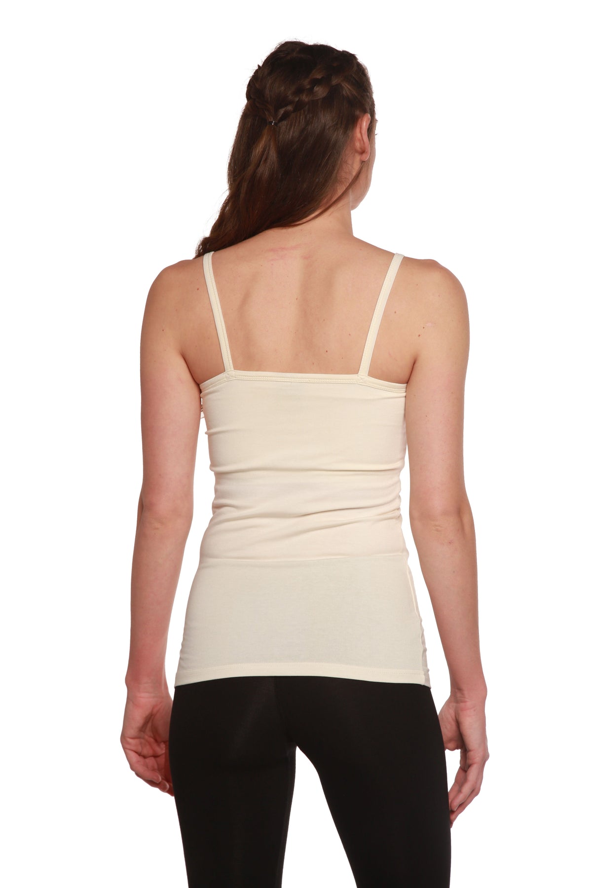Bamboo Women's Camisole with Built-In Shelf Bra – Soft Lounge Top