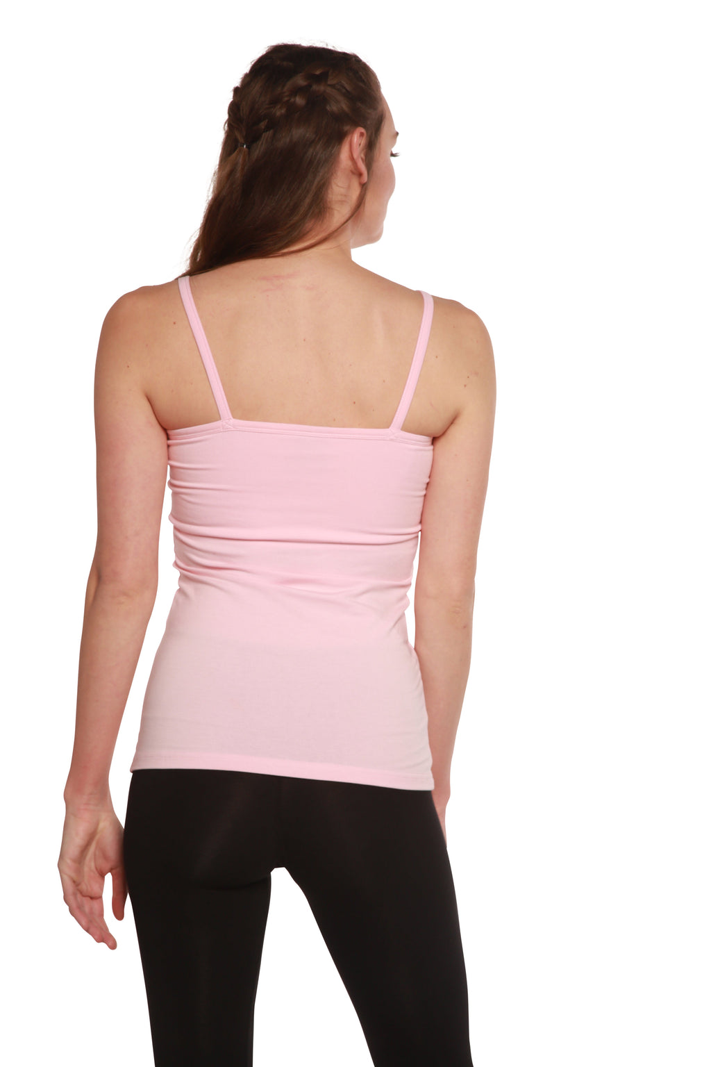Bamboo Women's Camisole with Built-In Shelf Bra – Soft Lounge Top