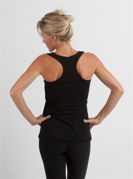 Bamboo Women's Racerback Tank Top – Soft Athletic Sleeveless Top