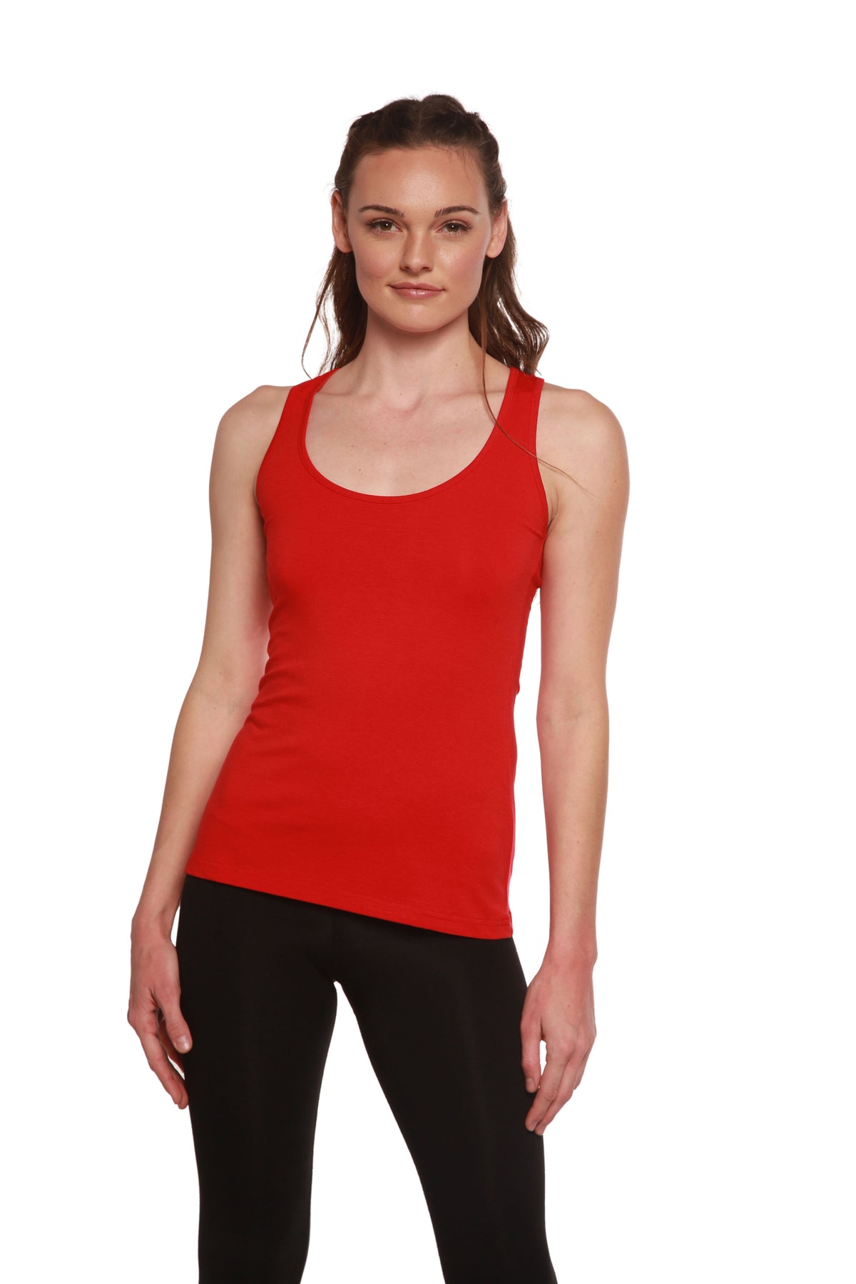 Bamboo Women's Racerback Tank Top – Soft Athletic Sleeveless Top