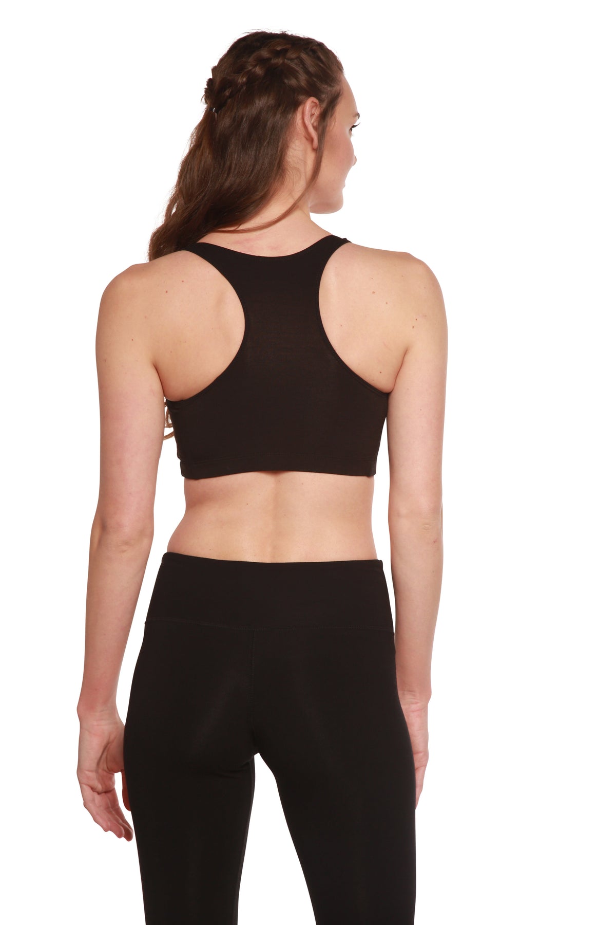 Bamboo Women's Sports Bra – Soft Moisture-Wicking Racerback Bra