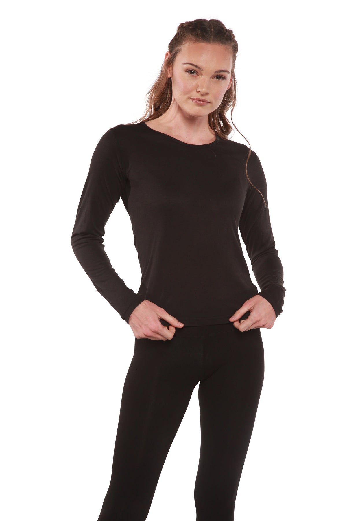 Bamboo Women's Long Sleeve T-Shirt – Soft Breathable Everyday Top