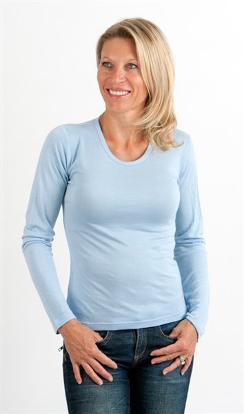 Bamboo Women's Long Sleeve T-Shirt – Soft Breathable Everyday Top